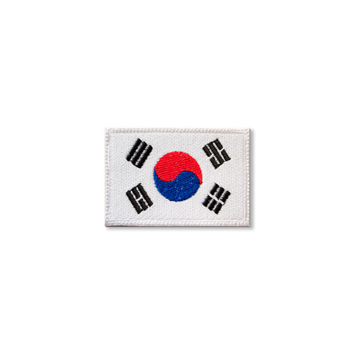 태극기_사각(60x40)_Korea Flag_자수패치_/No.0069