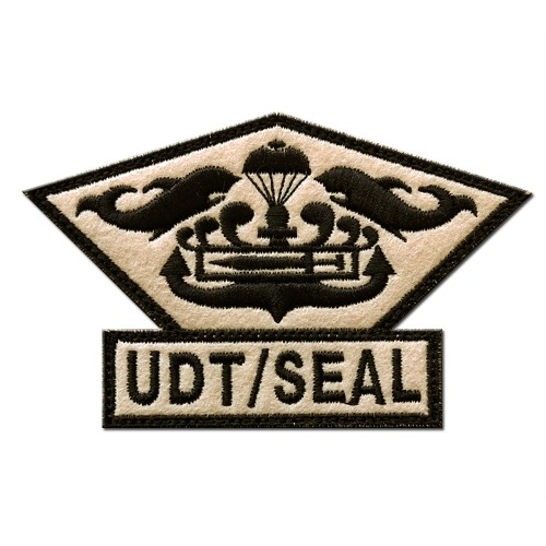 UDT/SEAL CHEST MEDAL_UDT/SEAL 흉장_TAN/BLACK_자수패치_/No.0918