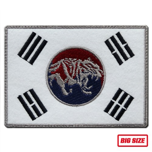 슈퍼빅태극기_707백호_화이트_Super BIg Korea Flag_/No.1177